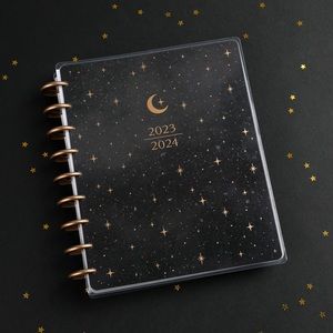 NWT The Happy Planner Classic Vertical Layout 23-24 Celestial Elegance